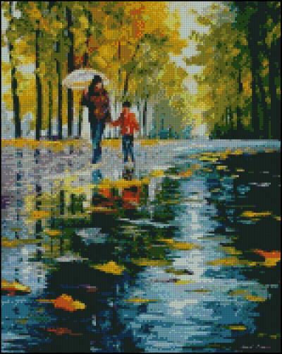 Afremov s mamoy