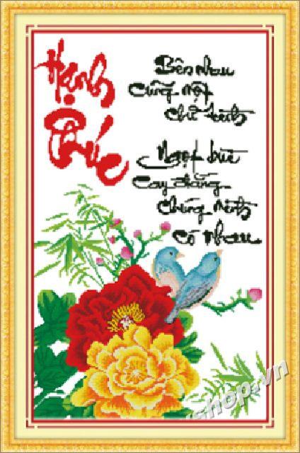 Tranh Thêu Chữ Thập Bên Nhau Cũng Một Chữ Tình, Ngọt Bùi Cay Đắng Chúng Mình Có Nhau