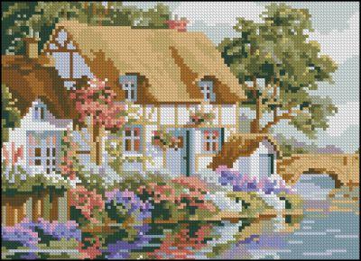 Bucilla Needlepoint House1