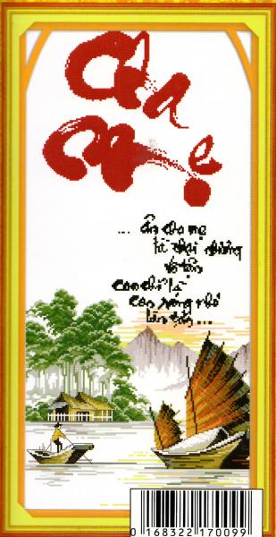 Tranh Thêu Chữ Thập Cha Mẹ, KT Nhỏ