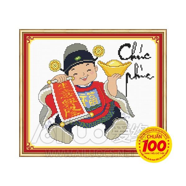 Tranh Thêu Chữ Thập Chúc Phúc