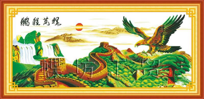 Tranh Thêu Chữ Thập Đại Triển Hồng Đồ