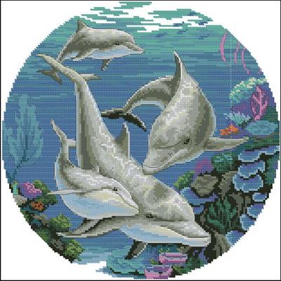 Dancing dolphin
