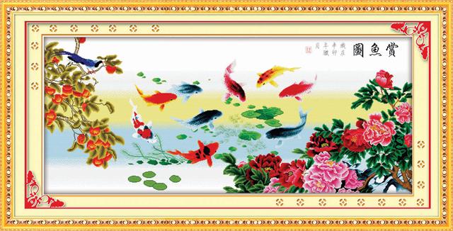 Tranh Thêu Chữ Thập Dư Dã Quanh Năm