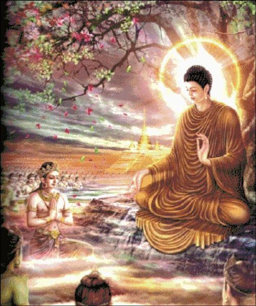 Dưới Gốc Bồ Đề Thuyết Pháp Cho Chư Thiên