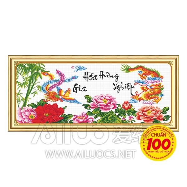 Tranh Thêu Chữ Thập Gia Hòa Hưng Nghiệp