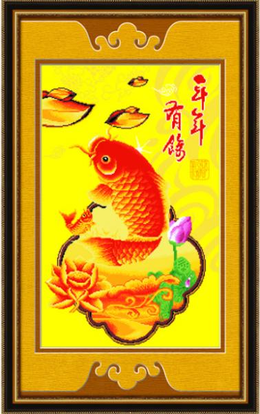Tranh Thêu Chữ Thập 3D Mỗi Năm Có Dư