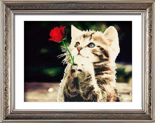 Tranh Thêu Chữ Thập 3D My Love For You