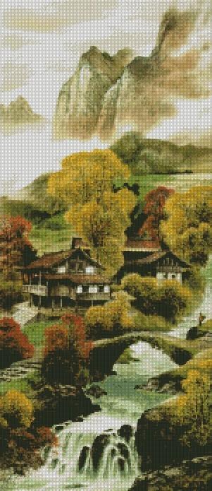 Nhà bên thác nước 3