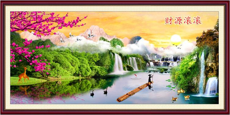 Tranh Thêu Chữ Thập Nơi Chốn Thần Tiên