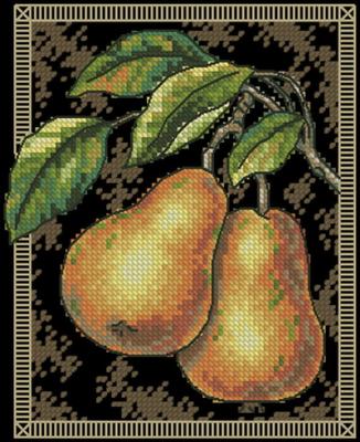 Pears on Toile