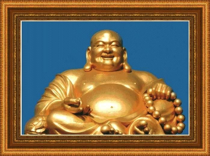 Phật Di Lặc tượng vàng