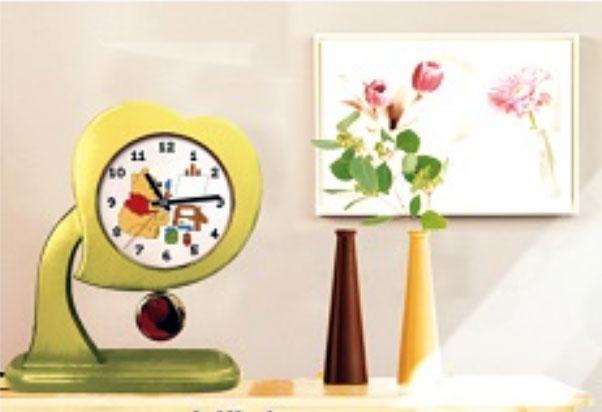Tranh Thêu Chữ Thập Đồng Hồ Pooh