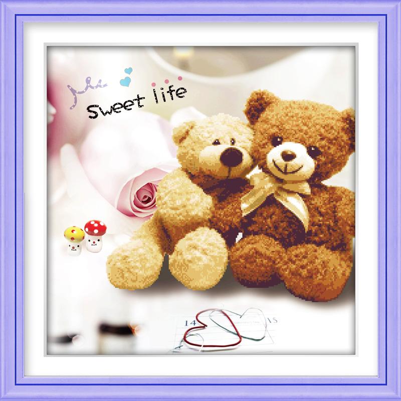 Tranh Thêu Chữ Thập 3D Sweet Life