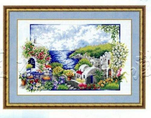 Tranh Thêu Chữ ThậpThành Phố Ven Biển