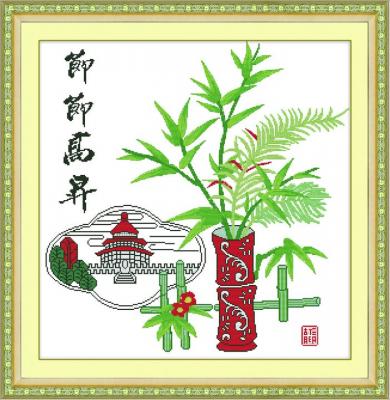 Tranh Thêu Chữ Thập Thư Pháp