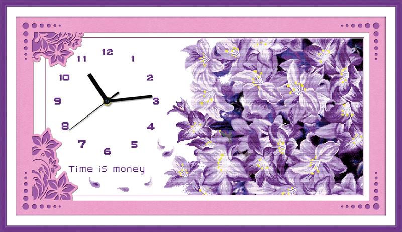 Time Is Money (Vải In Sẵn 100%)
