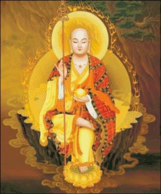 Tranh Đá Địa Tang Vương Bồ Tát