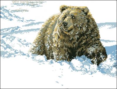 Tranh Đá Heavy_Going_Grizzly
