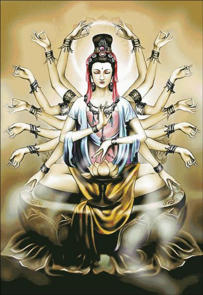 Tranh Đá Phật Bà Nghìn Tay 2
