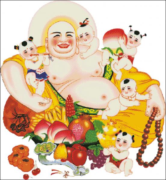 Tranh Đá Phật Di Lặc