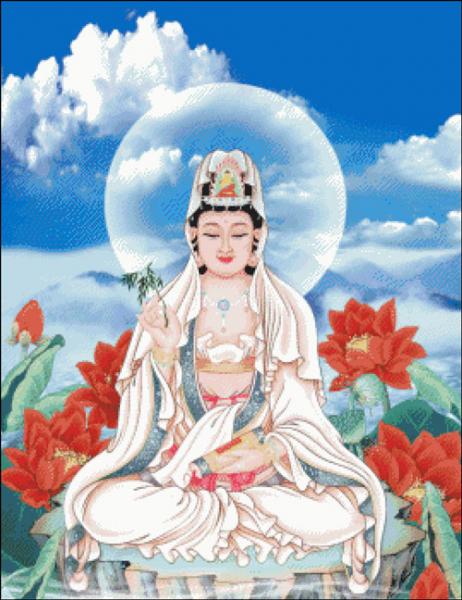 Tranh Đá Quan Âm Bồ Tát