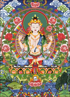 Tranh Đá Quan Âm Tứ Thủ