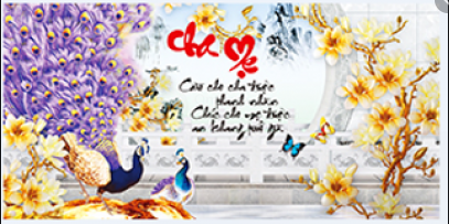 Tranh Đính Đá ABC 3D Cầu Cho Cha Được Thanh Nhàn , Chúc Cho Mẹ Được An Khang Tuổi Già