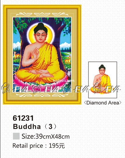 Tranh Đính Đá ABC 3D PHẠT THÍCH CA