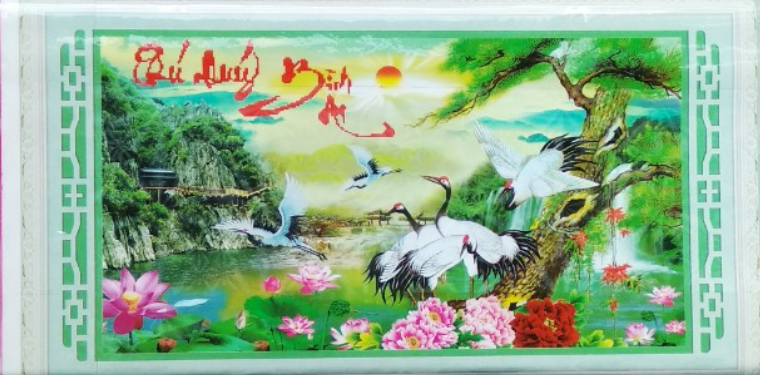 Tranh Đính Đá ABC 3D Phú Quý Bình An
