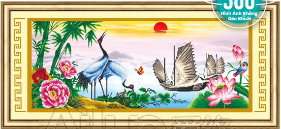 Tranh Đính Đá ABC 3D Thuận Buồm Xuôi Gió