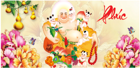 Tranh Thêu Chữ Thập 3D + Kết Hạt Đá Phúc Đáo