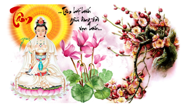 Tranh Thêu Chữ Thập 3D Tâm Bất Biến Giữa Dòng Đời Vạn Biến