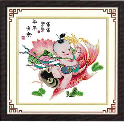 Tranh Thêu Chữ Thập Mỗi Năm Đều Dư Dã