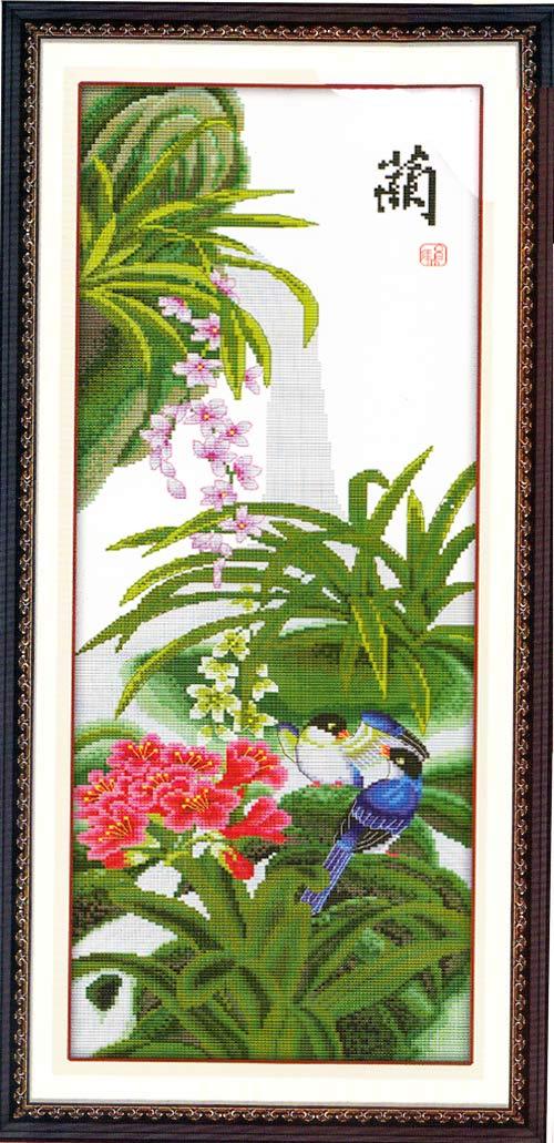 Tứ quý Lan (In sẵn 100%)