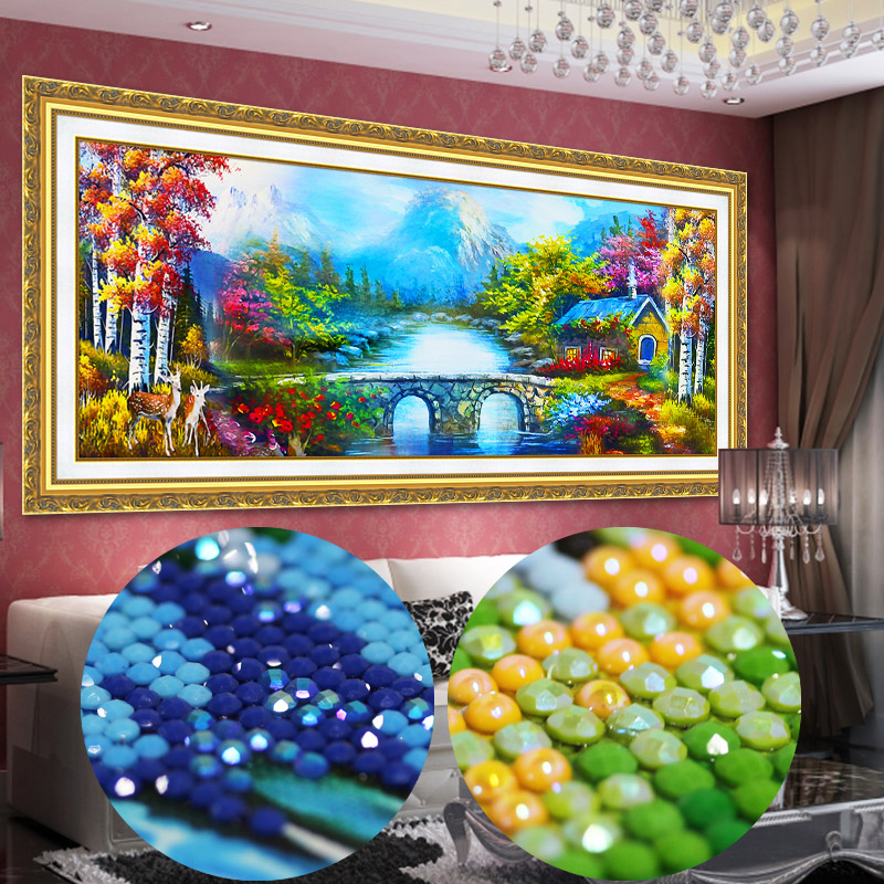 Tranh Đính Đá ABC 3D Vẻ Đẹp Núi Phú Sĩ